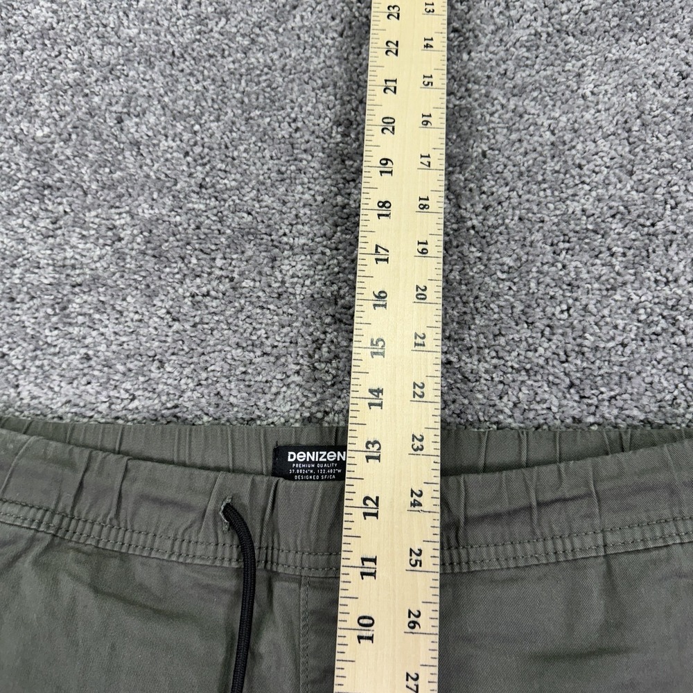 Denizen Jogger Pants Mens XL Green Elastic Waist Cuffed Stretch Casual Travel - Picture 4 of 10